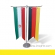 پرچم رومیزی تی (T) حلقه‌ای